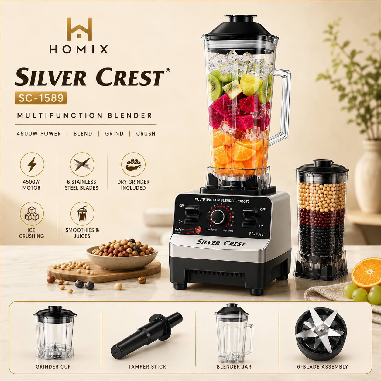 Silver Crest Multifunction Blender!