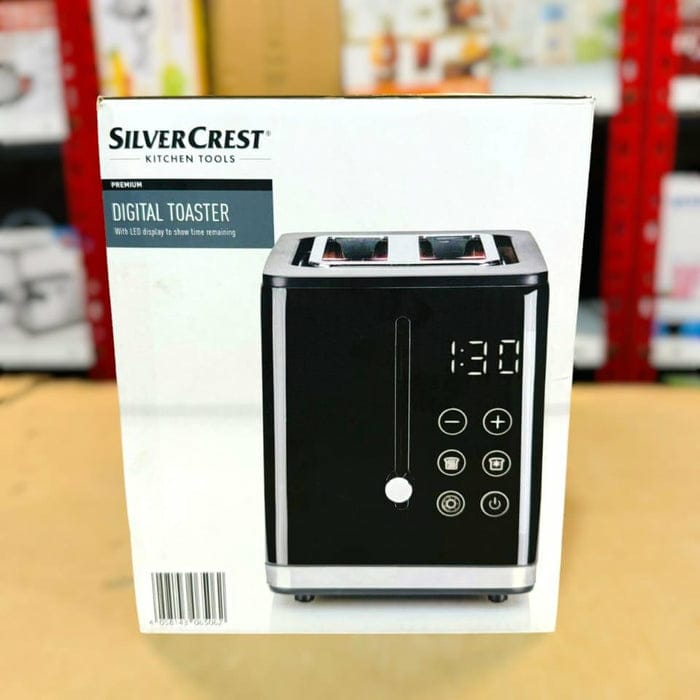 Silver Crest 2-Slice Digital Toaster – Smart Bread Toaster for a Perfect Breakfast!
