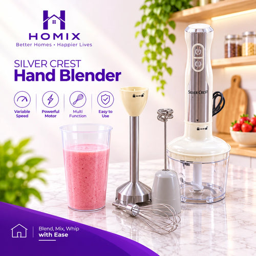 Silver Crest 5-in-1 Hand Blender – Multifubtion Kitchen Tool
