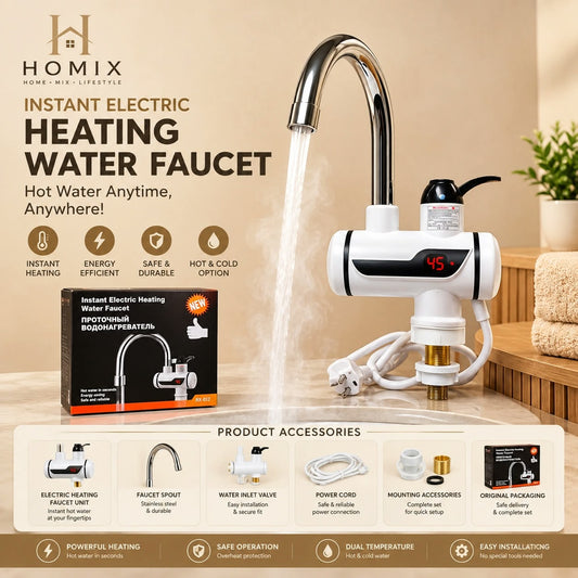 Instant Electric Heating Water Tap! 1 Year Element Warrenty!