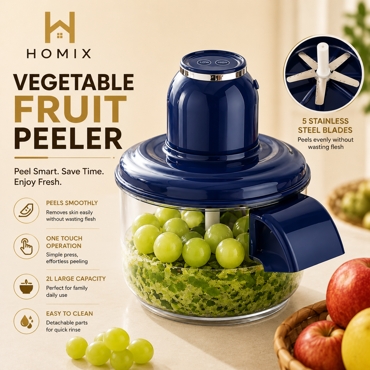 Homix Fruit and Vagetables Peeler!