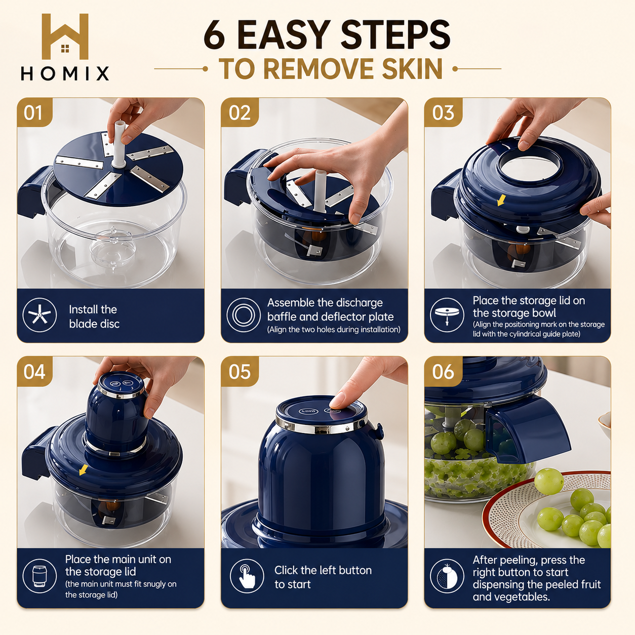 Homix Fruit and Vagetables Peeler!